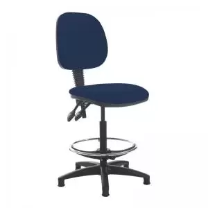 Image of Jota draughtsmans chair with no arms - Costa Blue