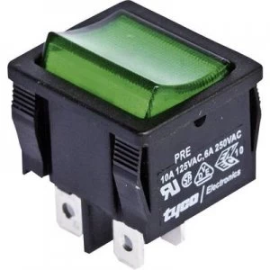 Image of TE Connectivity Toggle switch 1634200 9 250 V AC 6 A 2 x OffOn latch