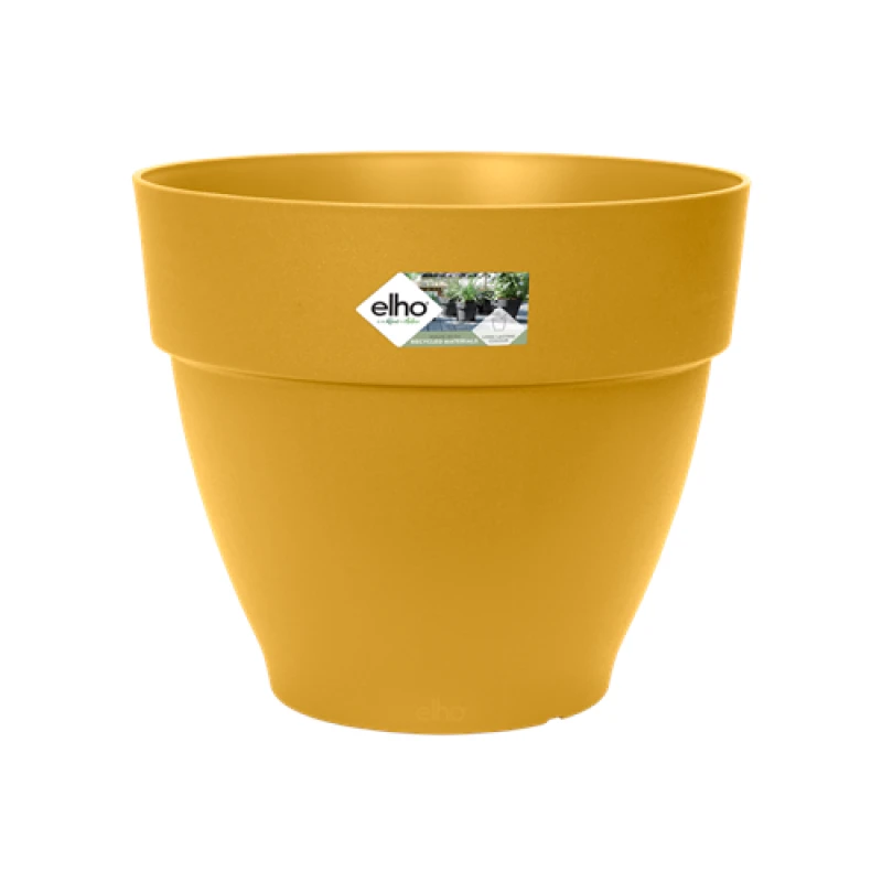 Image of Elho Vibia Campana Round 30cm - Honey Yellow