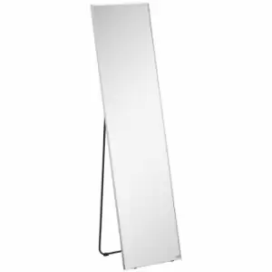 Image of HOMCOM Full Length Mirror 160 X 40 Cm Black Frame