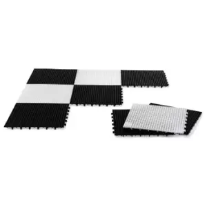 Image of Rolly Toys Large Interlocking Draughts and Chess Base, black