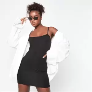 Image of Missguided Basic Jersey Cami Mini Dress - Black