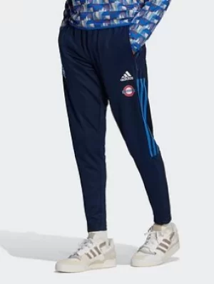 Image of adidas Arsenal x TFL Tiro 22 Training Tracksuit Bottoms, Dark Blue Size M Men