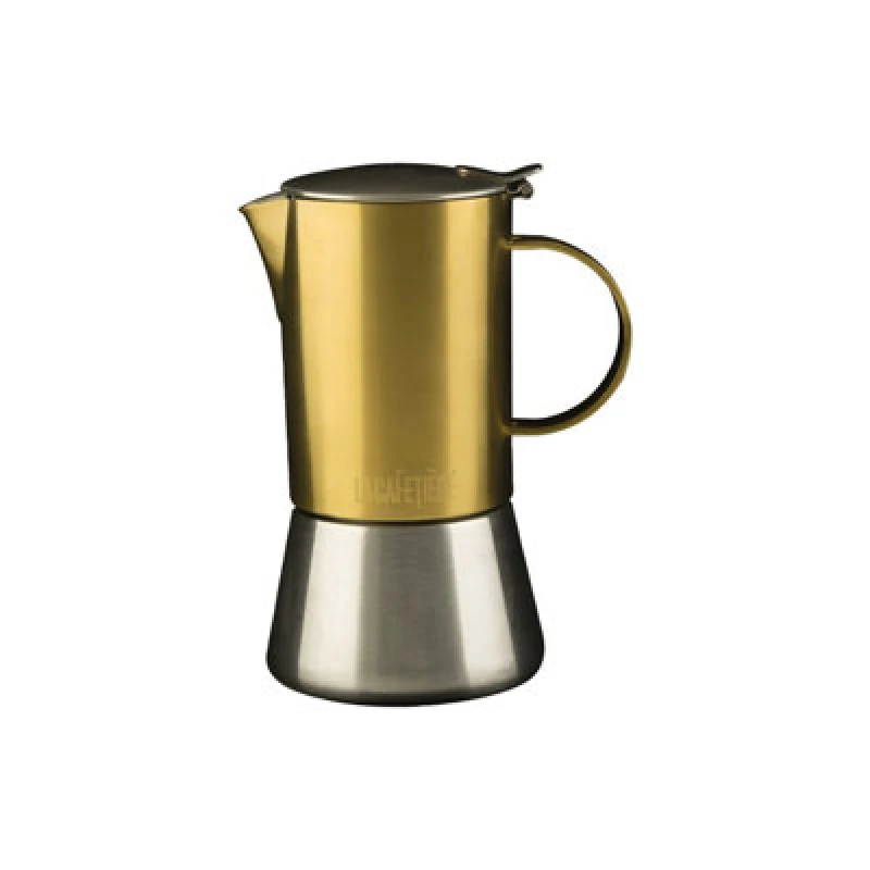 Image of La Cafetiere 4 Cup Stainless Steel Stovetop Brushed Gold Gold