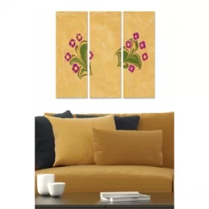 Image of MDF29510500 Multicolor Decorative MDF Painting (3 Pieces)