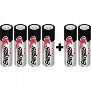 Image of Energizer Max 4+2 AA battery Alkali-manganese 1.5 V 6 pc(s)