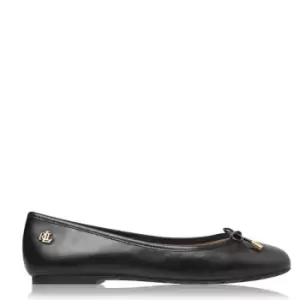 Image of Lauren by Ralph Lauren Lauren Jayna Flat Shoes - Black