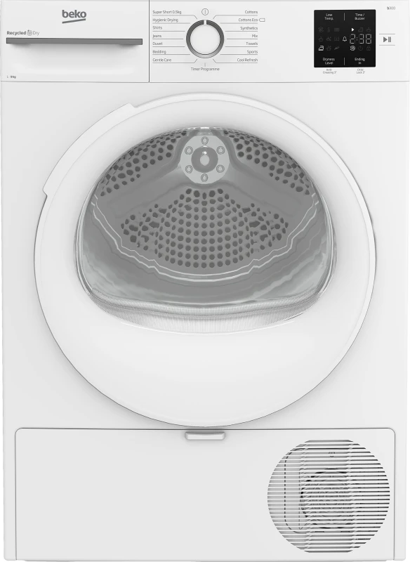 Image of Beko b300 BM3T3922W 9Kg Heat Pump Tumble Dryer - White - A+ Rated