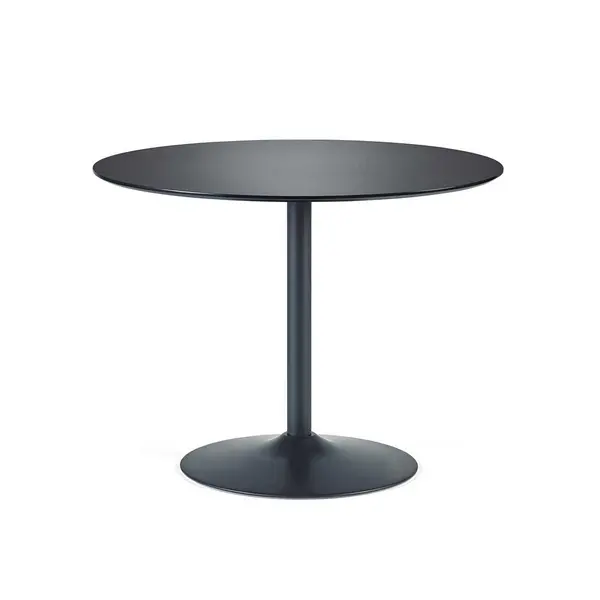 Image of Julian Bowen Nero 80cm Round Table - Black NER002