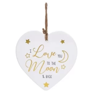 Image of Golden Sentiments Heart Love