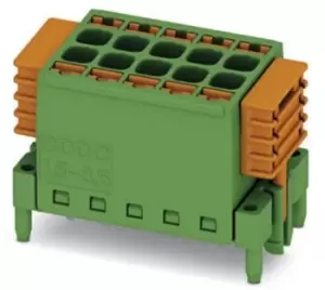 Image of Phoenix Contact SDDC 1.5/ 5-PV-3.5 5-pin PCB Terminal Block, 3.5mm Pitch 2 Rows