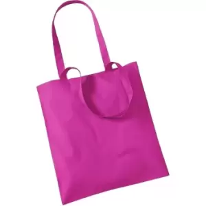 Image of Westford Mill Promo Bag For Life - 10 Litres (Pack Of 2) (One Size) (Fuchsia) - Fuchsia