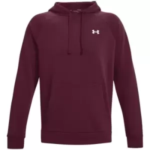 Image of Under Armour Rival Fitted OTH Hoodie Mens - Red