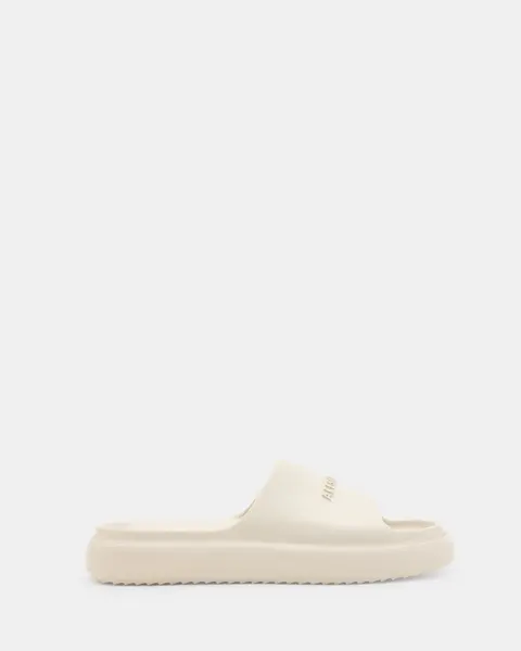 Image of AllSaints Dune Slip On Logo Sliders