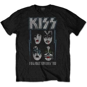 Image of KISS - Made For Lovin' You Mens Large T-Shirt - Black