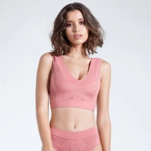 Image of Firetrap Firetrap Blackseal Bandage Bikini Top - Blush