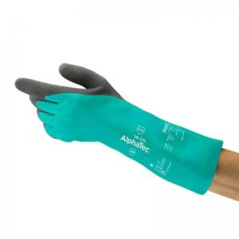 Image of Ansell Ansell Alphatec 58-735 Cut Resistant Gloves (Pack of 6) Green XL AN58-735xL