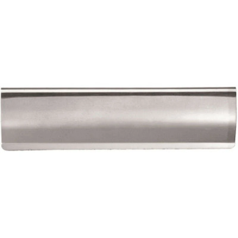 Image of Loops Interior Letterbox Plate Tidy Cover Flap 280 x 62mm Stainless Steel Metallics