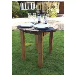 Image of Charles Taylor Circular BBQ Table, Brown