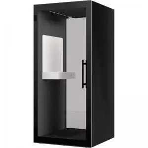 Image of Whiteboard 700 x 750mm to fit above shelf in Chatbox single person