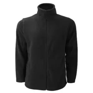 Image of Russell Mens Full Zip Outdoor Fleece Jacket (S) (Black)