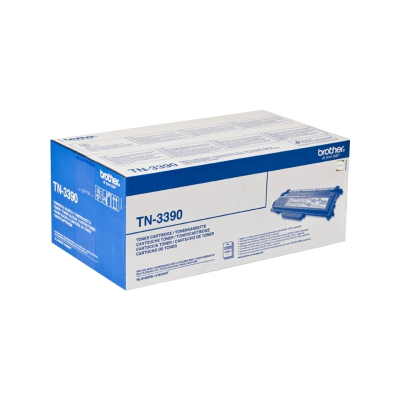 Image of Brother TN-3390 Black Extra High Capacity Toner Cartridge Twin Pack (Original)