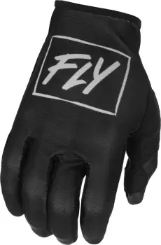 Image of FLY Racing Lite Gloves Black Grey L