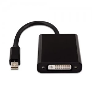 Image of V7 Black Video Adapter Mini DisplayPort Male to DVI-D Male