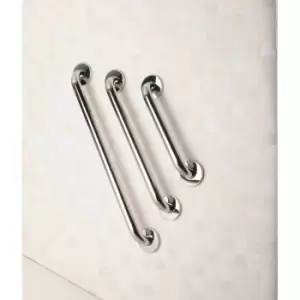 Image of Nrs Healthcare Polished Stainless Steel Grab Rail - 45 Cm