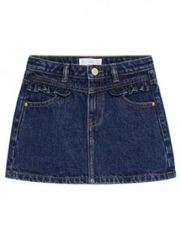 Image of Mango Girls Denim Skirt - Dark Blue