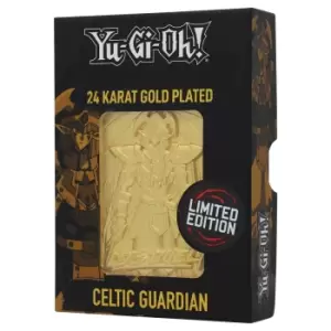 Image of Yu Gi Oh! Limited Edition 24K Gold Plated Collectible Celtic Guardian by Fanattik