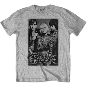 Image of Blondie - Band Promo Mens Medium T-Shirt - Grey