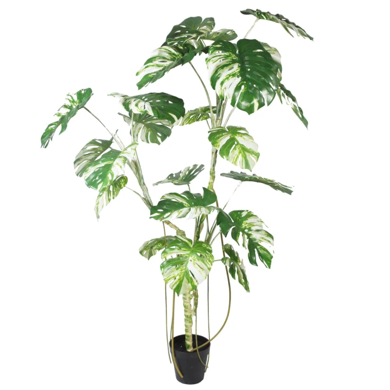 Image of N/A 210cm Variegated Monstera Realistic Artificial Tree