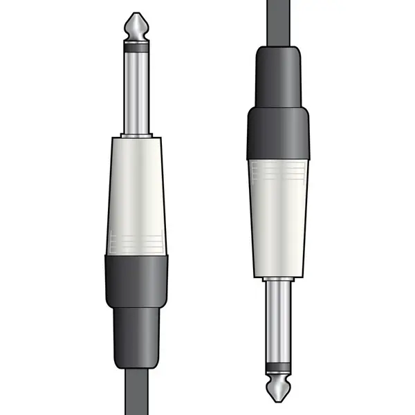 Image of Chord Chord 1.5m Essential Guitar Leads 6.35mm Mono Jack Plug - 6.3mm Mono Jack Plug 190.140UK