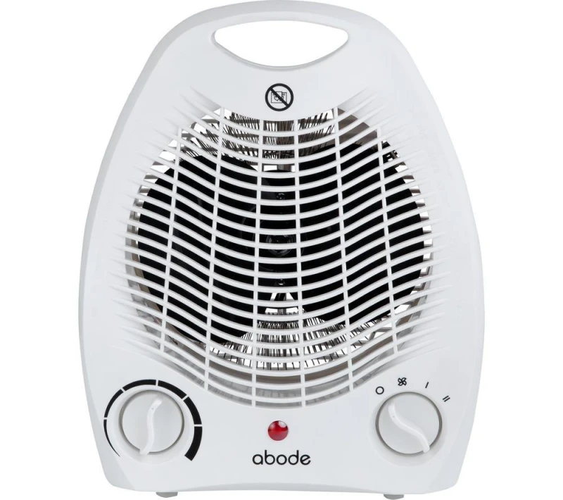 Image of ABODE AFH1002 Hot & Cool Fan Heater - White 5056233839363