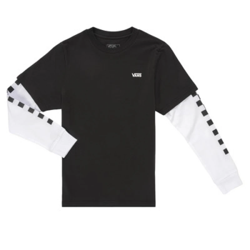 Image of Vans Long Sleeve T-Shirt Black/White Baby S;M;L;XL