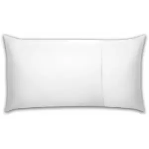 Image of 450 Thread Count 100% Pima Cotton Bolster Pillow Case, White, 51 x 91cm - Belledorm