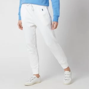 Image of Polo Ralph Lauren Womens Logo Classic Sweatpants - White - M