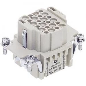 Image of Harting 09 16 024 3101 Han 24DD F c Industrial Plug Connector Han DD Series Inserts