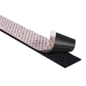 Image of VELCRO Brand Heavy Duty Tape - Black