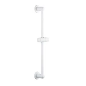 Image of BQ White Shower Riser Rail