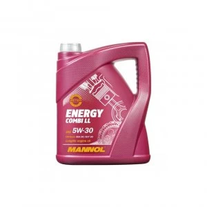 Image of MANNOL 5L ENERGY COMBI LL ENGINE OIL 5W-30 Longlife 3 ACEA C3 504/507
