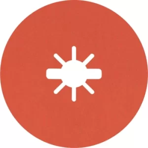 Image of Bosch Expert R782 Prisma Ceramic X LOCK Fibre Disc 125mm 125mm 120g Pack of 5