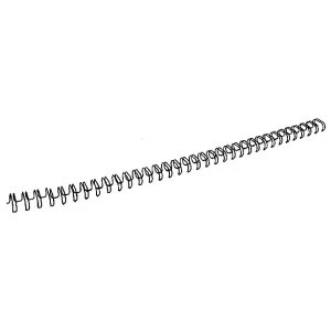 Image of Fellowes Wire Binding Element 8mm Black Pack of 100 53261