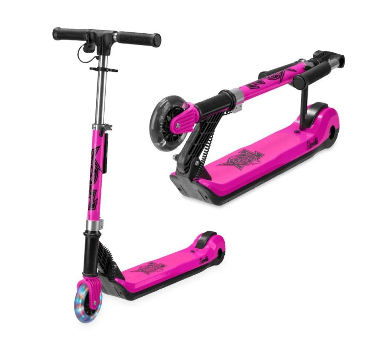 Image of XOOTZ Elements Electric Folding Kids Scooter - Pink 5031470264086
