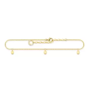 Image of THOMAS SABO Gold Plated Discs Anklet