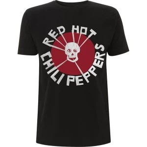 Image of Red Hot Chili Peppers - Flea Skull Unisex Medium T-Shirt - Black