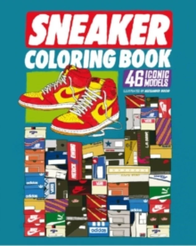 Image of Sneaker Coloring Book Paperback / softback