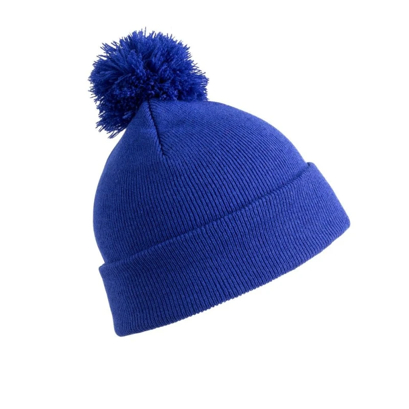 Image of Result Pom Pom Beanie in Royal Royal Unisex One Size