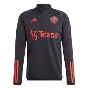 Image of adidas Manchester United Drill Top 2023 2024 Adults - Black